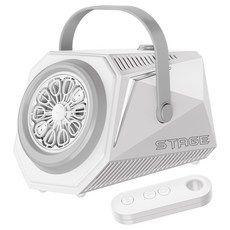 STAGE 遙控泡泡槍，多模式兒童戶外玩具，安全無毒材質，簡約時尚設計, 白色, 1個