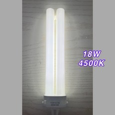 PL 燈管 13W 5000K 四針燈管, 1個, PL 18W N色 4500K 方4針