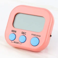 새로운 타이머 짐 키친 알림 전자 디지털 스톱워치 대형 화면, 04 Pink