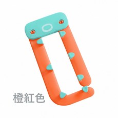 可愛造型廚餘架，廚房垃圾輕鬆處理，鮮豔色彩增添活力, 橙紅色, 1個