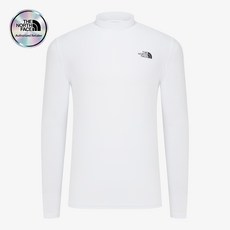 (노스페이스 공식) 아이스 페이스 터틀넥 긴팔 티셔츠 NT7XR00B_WHT
