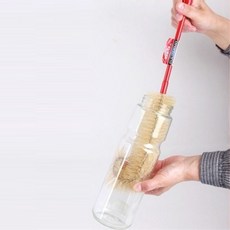 유리병 청소 세척 브러쉬 달팽이 모양 이태리 물병솔 가정 이쁜 모던, 병솔, 달팽이병솔, 1개