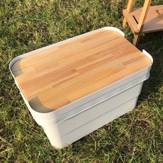 八刀草 耐壓收納箱專用桌板-50L 台灣製 單片式桌板 MUJI無印良品 RISU適用, 1個, 松木本色(護木蠟)