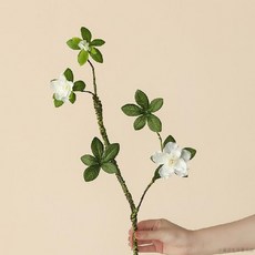 桃園出貨 ins仿真綠植假花吊鐘植物客廳插花裝飾仿真花擺件書櫃中式擺設, 綠意盎然單支70cm