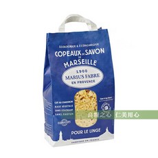 法國法鉑 Marius Fabre 傳統馬賽皂絲(980g)_附專用網袋及杓匙, 1個, 1袋