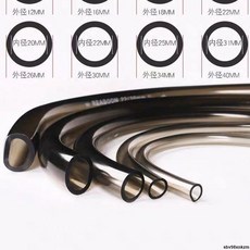 水泊龍 硅膠管 16mm 水族專用 過濾桶軟管 環保無毒魚缸換水管, 水泊龍  磨砂色,4分管1米 內徑16外徑22毫米, 1個