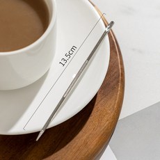 커피 아트 바늘 스테인레스 스틸 밀크 폼 조각 바늘 카페 액세서리 1PC, 1개