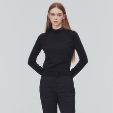 링스 여성 넥 시보리 베이스레이어 L22E3TI052 BK