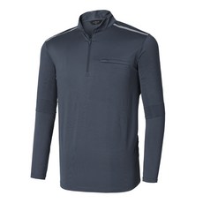 [이지바이] 남성 냉감 긴팔 집업 티셔츠_작업복 프레쉬라인