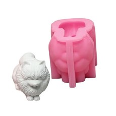 3D 강아지 동물 조각상 실리콘 촛불 곰팡이를 위한 실리콘 촛불형 실리콘 촛불형 초콜릿