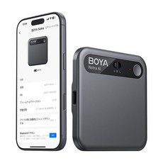 BOYA Notra AI음성 레코더 화상회의인터뷰강의 등에 적용(검정)