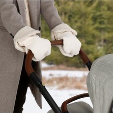 아기 유모차 방한 보온 핸드 머프 장갑 워머 겨울용 핸드머프 손잡이커버 손잡이 손잡이장갑 핸드워머, 1개