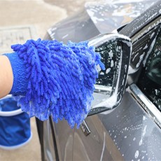 와이옐로 차량용 극세사 세차 장갑 차량관리용품