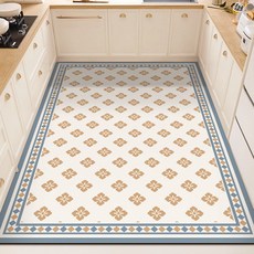 혜신 pvc 두터운 대형 주방매트 방수 미끄럼방지 매트 질료, 1개, C