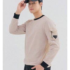 레노마골프 레노마골프 남성 봄 등판 배색 변형 포켓 라운드 티셔츠 RMTRN1103_HDD