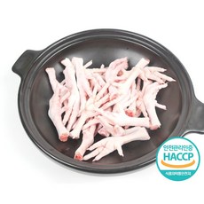 [치킨테이블] 국내산 삼계닭발 육수 약제 편육 10kg(2kg 포장) 냉동, 1개, 2kg