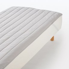 [무인양품] 케이폭 혼방 이중 가제 누빔 깔개 패드 그레이 SD