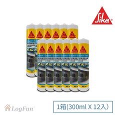 瑞士西卡Sika 701 防水密封膠 - 耐侯矽利康 中性固化 金屬帷幕專用 建築專業密封膠 白色 (一箱12入), 1個, 1箱(12入) 請選宅配