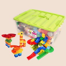 어린이집 창의력놀이 교육용 레일블록108p 돌봄교실 두뇌발달 롤러코스터 영유아