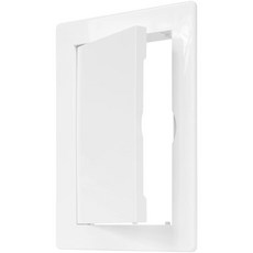 ECOPRO VENT 50.8 x 50.8cm(20 x 20인치) 알루미늄 건식 벽체 액세스 패널 - 서비스 샤프트 도어 - 배관 전기 난방 석고벽용 알람 벽 검사 해치, 플라스틱 - 화이트