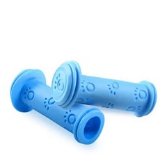 고무 자전거 핸들 바 그립 미끄럼 방지 방수 삼륜차 스쿠터 바 사이클링 2 개, [16] 파란, 없음