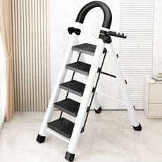 누비아 가정용 접이식 5단 계단형 사다리, 1개