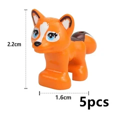 MOC 동물 빌딩 작은 입자 장면 호랑이 양 오리 말 고래 모델 Educationa 조립 DIY 벽돌 장난감, 23 DJ65