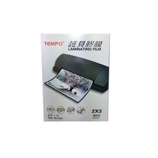 節奏TEMPO 護貝膠膜 L-30/L-70 (50張/盒) 文件保護 膠片, 1個, L-30 2x3護貝膠膜 1盒50入