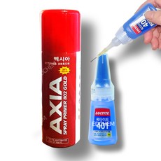 집에다드림 엑시아 순간 접착제 경화제 802 70ml+록타이트 401+노즐5개, 1세트