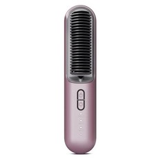 케이스킨 무선 음이온 스트레이트 빗 고데기 충전용, 퍼플, KD382S