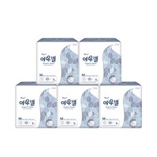 여우별 오가닉 팬티형 생리대, 5개, 5개입, 중형
