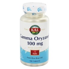 Kal Gamma穀維素錠 100mg, 100顆, 1罐