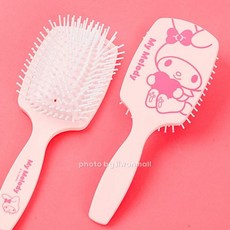 산리오 마이멜로디 사각 쿠션 브러쉬 헤어브러쉬 머리빗