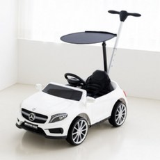 [주비에라] 벤츠 유아 전동 푸쉬카 푸시카, 화이트, 1개
