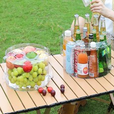 쇼V 접이식 바스켓 소형 고무대야