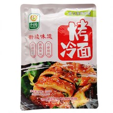 하얼빈 스타일 구운 냉면 카오렁면 중국 길거리 음식 즉석 간편식 320g(약 5장)x1봉지, 1개, 320g