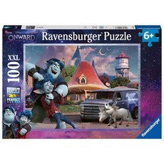 Ravensburger 12928 디즈니 온워드 100피스 직소 퍼즐 6세 이상의 엑스트라 라지 아동용 포함 모든 유니크하고 완벽하게 맞는 피스, Ravensburger 12928 디즈니 온워드 100
