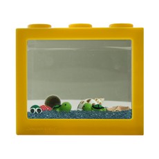 세남자바스켓 심플 바다 DIY 세트-국산 마리모(대), 멜란지옐로우 블럭, 파란색 자갈, 1개