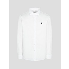 빈폴 남녀공용 플레인 솔리드 셔츠 - 화이트 (BC5864C151) 479896