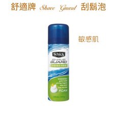 Schick 舒適 刮鬍泡 (210g) 洗面 清新薄荷萊姆香 刮鬍泡泡 洗臉剃鬚膏, 1個, 敏感型(210g)