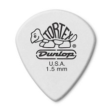 Jim Dunlop Tortex Jazz III XL Pick 1.14MM - 12팩_148165, 1.5mm, 12팩, 화이트_148165