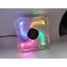 小白的生活工場*GLOBAL WIN 8公分2400轉疾風4色燈風扇