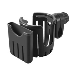 제로리빙 간편 설치 유모차 컵홀더, 블랙(고급), 1개