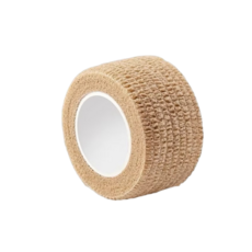 秒發現貨 纏繞帶 高彈力耐拉纏繞帶 防磨 防燙耐高溫 自粘纏繞繃帶, 膚色-2.5cmx2m, 1個