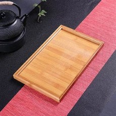 竹製托盤, 竹木茶盤排水式茶盤, 1個