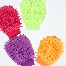 차량용품 극세사 세차장갑 휠 세정 차량 관리 용품 강템, 1개