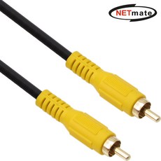 넷메이트 RCA 영상 케이블 1선 3m 컴포지트 AV 연결선, 1개, NMA-R030M