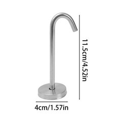 코끼리 코 모양 천장 걸이 키 가방 수건 보관용 고하중 캐비닛 바닥 후크, 1개, C. Silver Long, 3. 2PCS