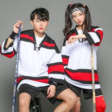 국대 단체 스포츠반티 체육대회 졸사컨셉 축제 퍼레이드 아이스하키화이트세트 BT212A, 2선반바지_714