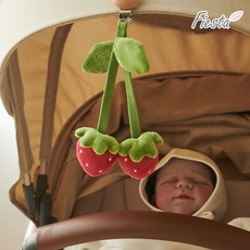 피에스타 유모차 클립 딸기, 1개, 단품